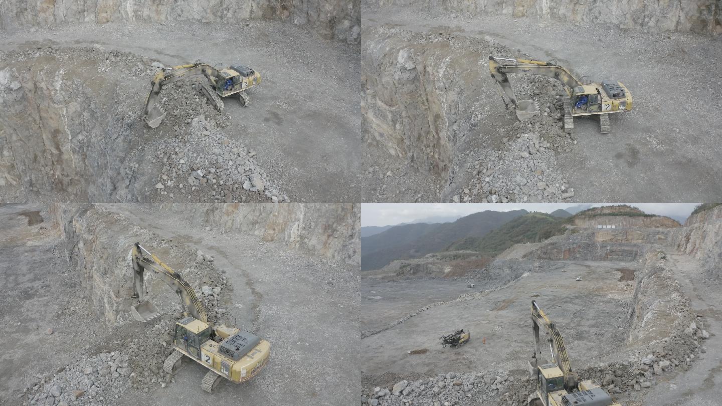 礦山挖掘機作業(yè)